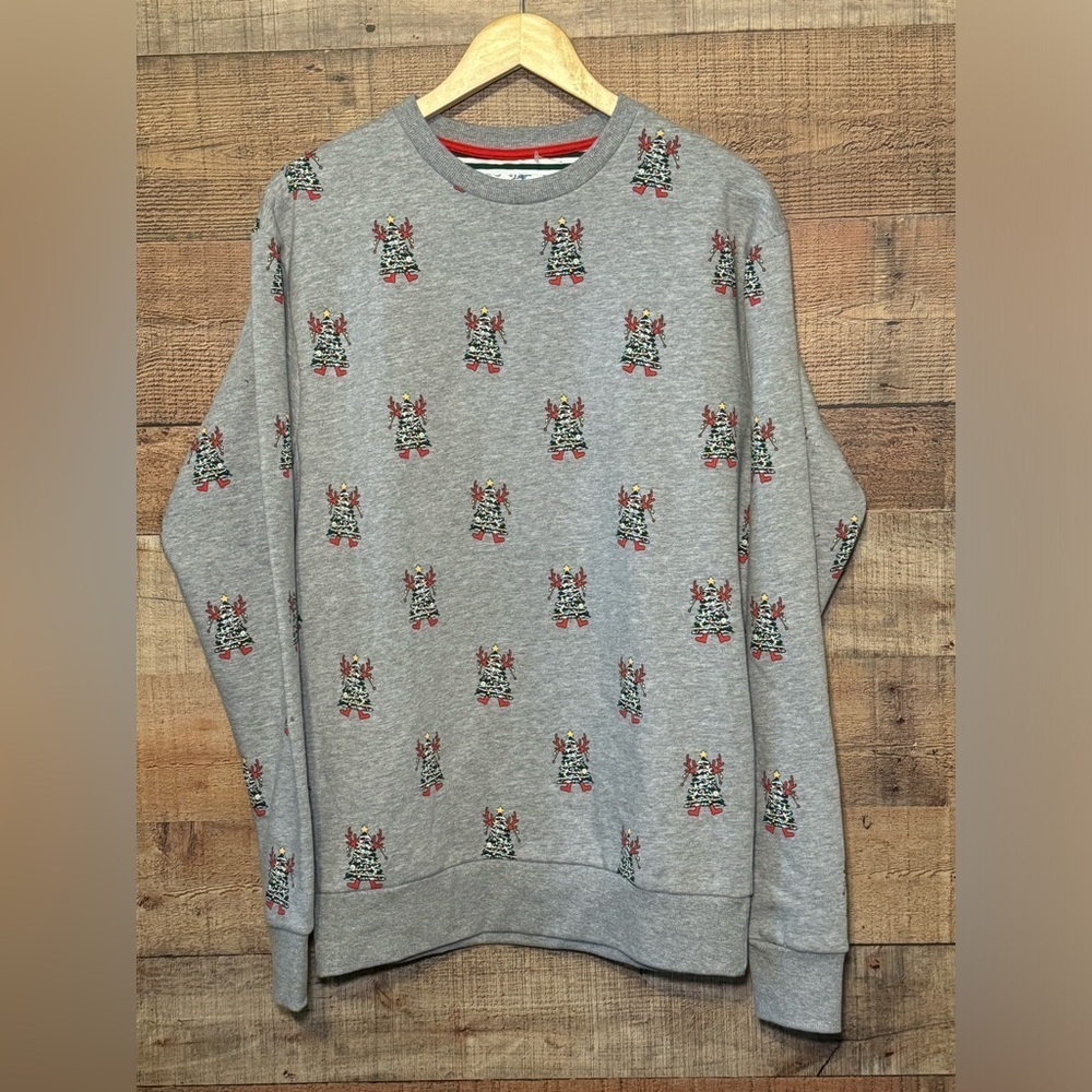 Denim & Flower Ricky Singh Holiday Christmas Crewneck Sweatshirt Men’s size M